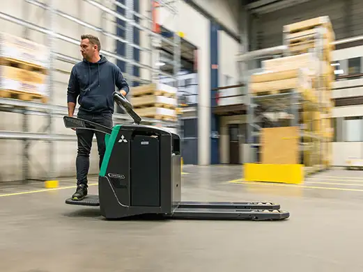 mitsubishi transpallet - dealer mitsubishi - concessionario transpallet - TVM Carrelli Elevatori